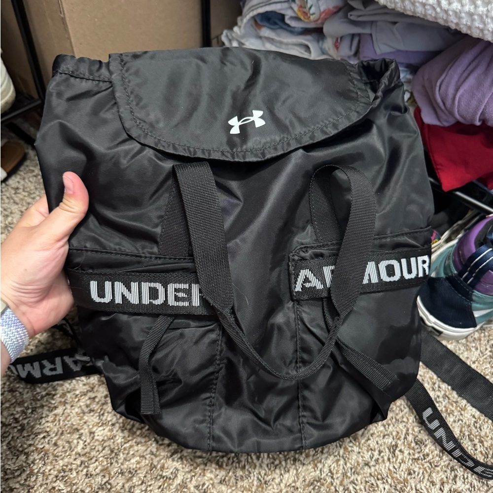 Under Armour Black Backpack Durable Sporty Design